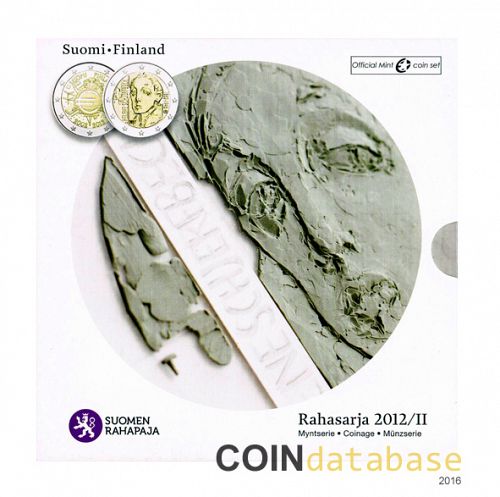 Set Obverse Image minted in FINLAND in 2012/II (Annual Mint Sets BU)  - The Coin Database