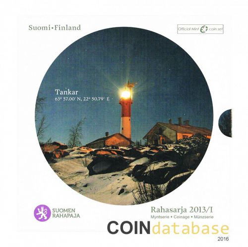 Set Obverse Image minted in FINLAND in 2013/I (Annual Mint Sets BU)  - The Coin Database