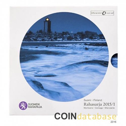 Set Obverse Image minted in FINLAND in 2015/I (Annual Mint Sets BU)  - The Coin Database