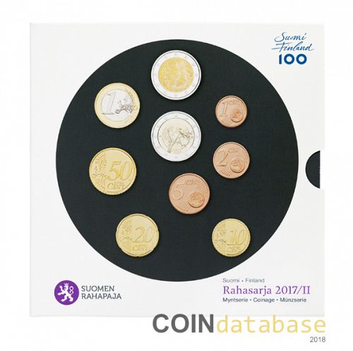 Set Obverse Image minted in FINLAND in 2017/II (Annual Mint Sets BU)  - The Coin Database