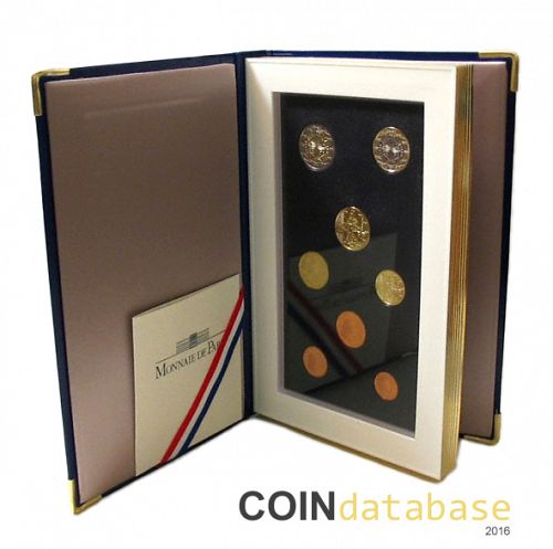 Set Obverse Image minted in FRANCE in 2003 (Annual Mint Sets PROOF)  - The Coin Database