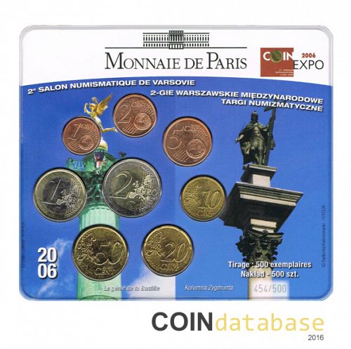 Set Obverse Image minted in FRANCE in 2006 (Coin Fair Waesaw)  - The Coin Database