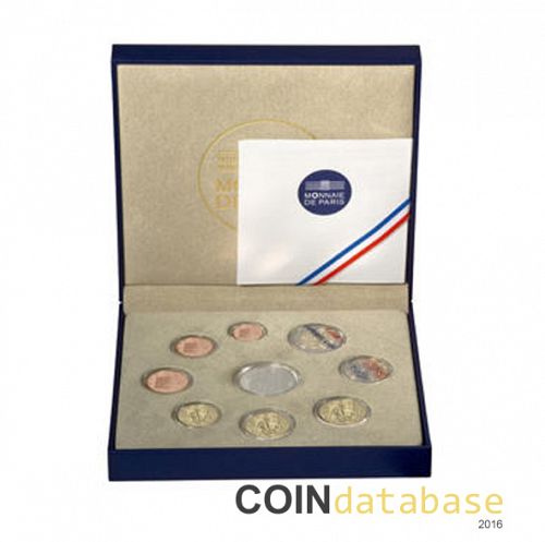 Set Obverse Image minted in FRANCE in 2013 (Annual Mint Sets PROOF + 10 Euros (silver))  - The Coin Database