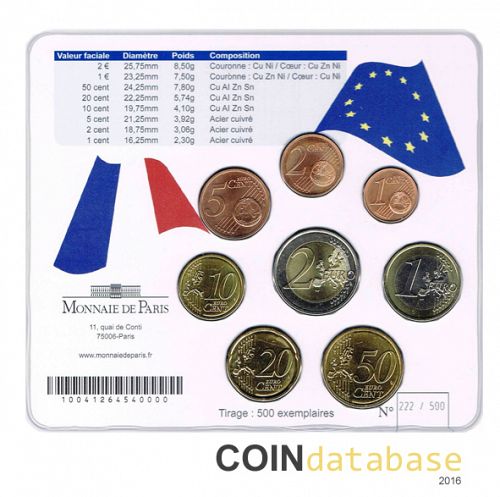Set Reverse Image minted in FRANCE in 2010 (World Money Fair Mint Sets BU)  - The Coin Database