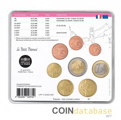 Set Reverse Image minted in FRANCE in 2017 (Baby Set BU)  - The Coin Database