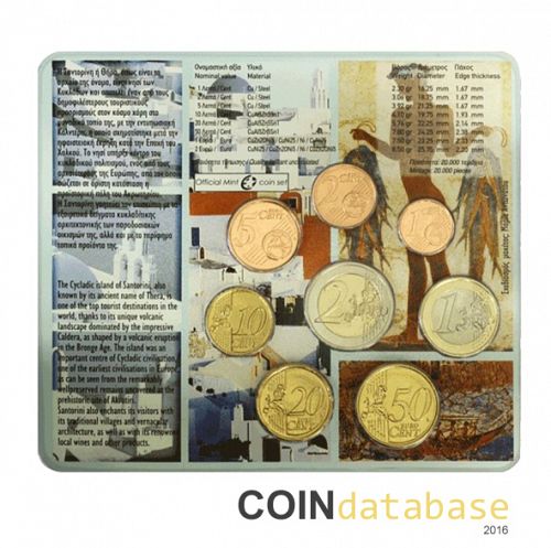 Set Reverse Image minted in GREECE in 2012 (Annual Mint Sets BU)  - The Coin Database