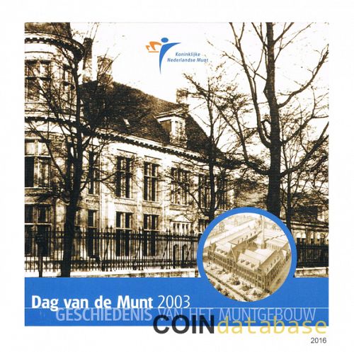 Set Obverse Image minted in NETHERLANDS in 2003 (Dag van de Munt BU)  - The Coin Database