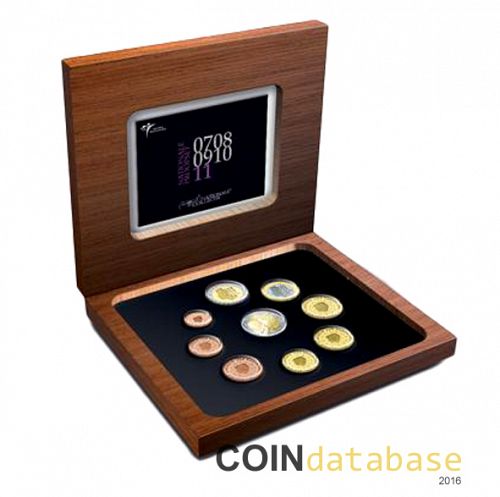 Set Obverse Image minted in NETHERLANDS in 2011 (Annual Mint Sets PROOF)  - The Coin Database
