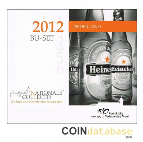 Set Obverse Image minted in NETHERLANDS in 2012 (Annual Mint Sets BU)  - The Coin Database