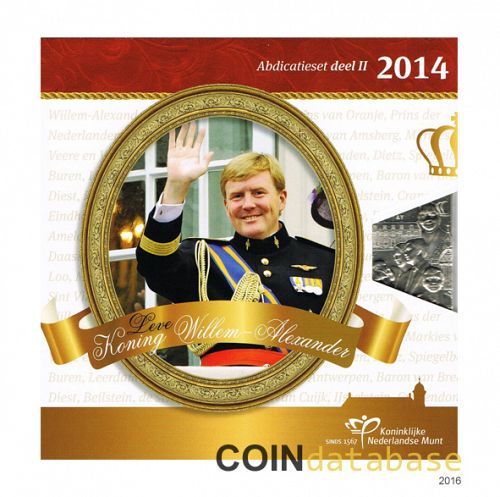 Set Obverse Image minted in NETHERLANDS in 2014 (Annual Mint Sets - Abdication Queen Beatrix BU)  - The Coin Database