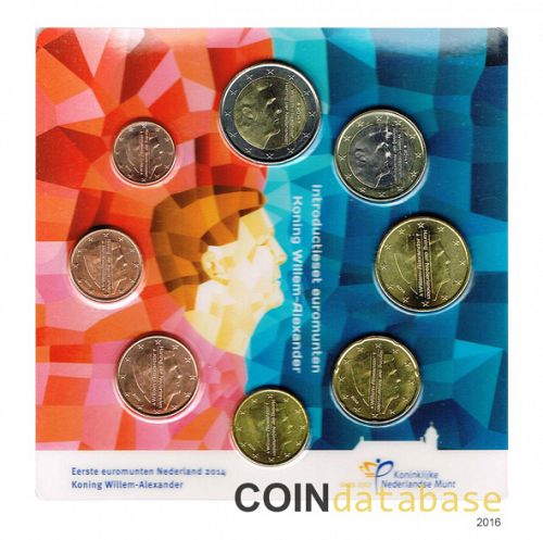 Set Obverse Image minted in NETHERLANDS in 2014 (Annual Mint Sets UNC)  - The Coin Database