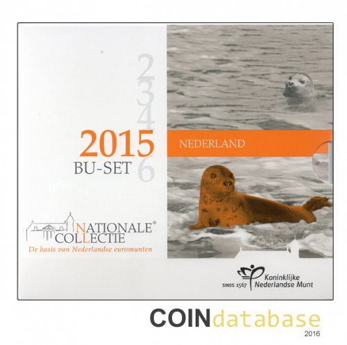 Set Obverse Image minted in NETHERLANDS in 2015 (Annual Mint Sets BU)  - The Coin Database
