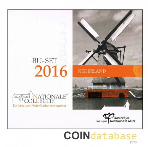 Set Obverse Image minted in NETHERLANDS in 2016 (Annual Mint Sets BU)  - The Coin Database