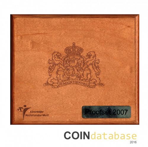 Set Reverse Image minted in NETHERLANDS in 2007 (Annual Mint Sets PROOF)  - The Coin Database