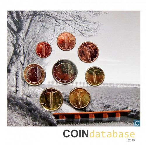 Set Reverse Image minted in NETHERLANDS in 2016 (Annual Mint Sets BU)  - The Coin Database