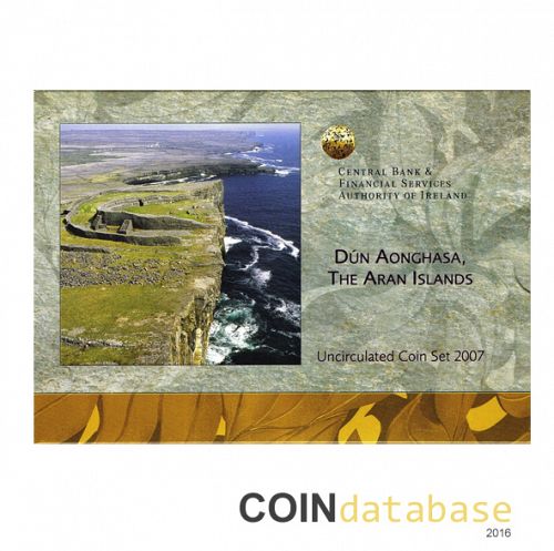 Set Obverse Image minted in IRELAND in 2007 (Annual Mint Sets BU)  - The Coin Database