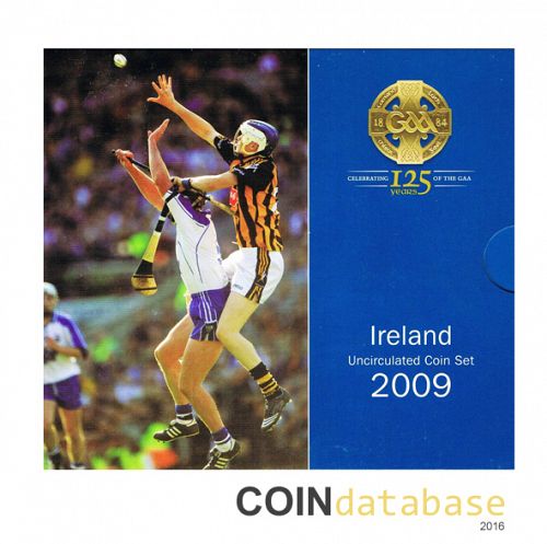 Set Obverse Image minted in IRELAND in 2009 (Annual Mint Sets BU)  - The Coin Database