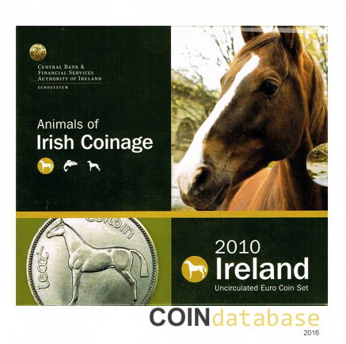 Set Obverse Image minted in IRELAND in 2010 (Annual Mint Sets BU)  - The Coin Database