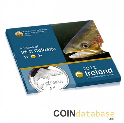 Set Obverse Image minted in IRELAND in 2011 (Annual Mint Sets BU)  - The Coin Database