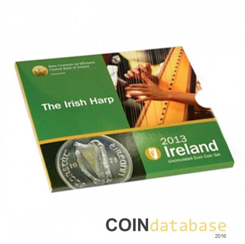 Set Obverse Image minted in IRELAND in 2013 (Annual Mint Sets BU)  - The Coin Database