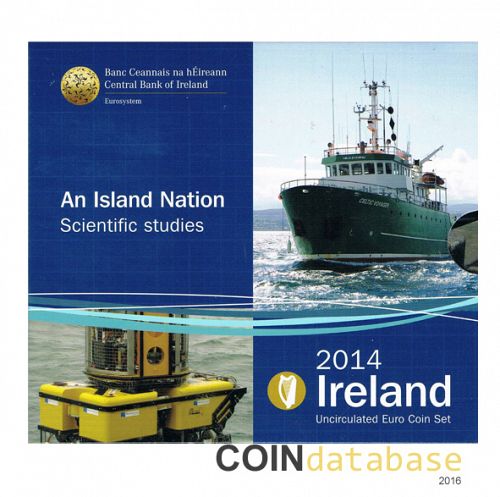 Set Obverse Image minted in IRELAND in 2014 (Annual Mint Sets BU)  - The Coin Database