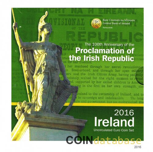 Set Obverse Image minted in IRELAND in 2016 (Annual Mint Sets BU)  - The Coin Database