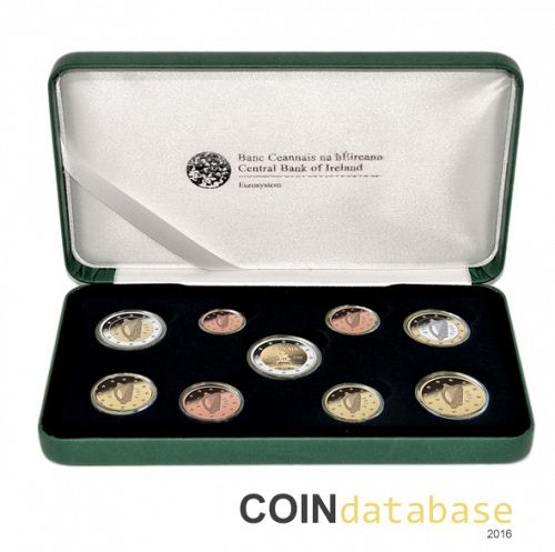 Set Obverse Image minted in IRELAND in 2016 (Annual Mint Sets PROOF)  - The Coin Database