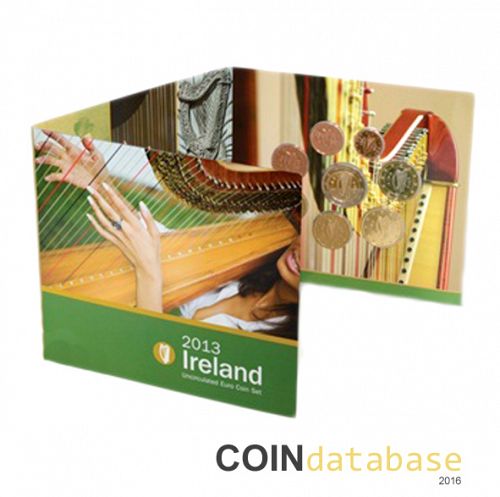 Set Reverse Image minted in IRELAND in 2013 (Annual Mint Sets BU)  - The Coin Database