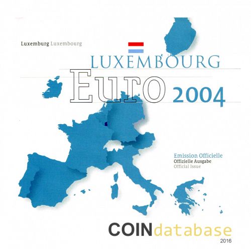 Set Obverse Image minted in LUXEMBOURG in 2004 (Annual Mint Sets BU)  - The Coin Database