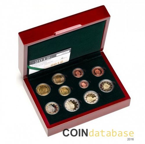 Set Obverse Image minted in LUXEMBOURG in 2012 (Annual Mint Sets PROOF)  - The Coin Database