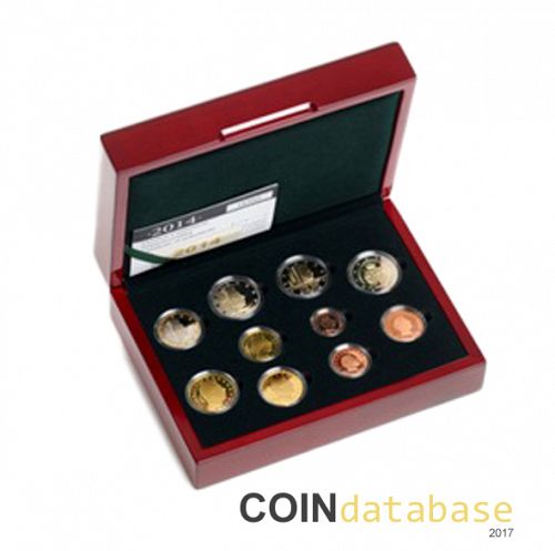 Set Obverse Image minted in LUXEMBOURG in 2014 (Annual Mint Sets PROOF)  - The Coin Database