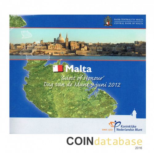 Set Obverse Image minted in MALTA in 2012 (Dag van de Munt BU)  - The Coin Database