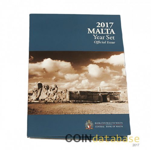 Set Obverse Image minted in MALTA in 2017 (Annual Mint Sets BU)  - The Coin Database