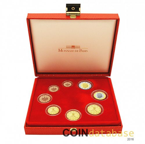 Set Obverse Image minted in MONACO in 2006 (Annual Mint Sets PROOF)  - The Coin Database