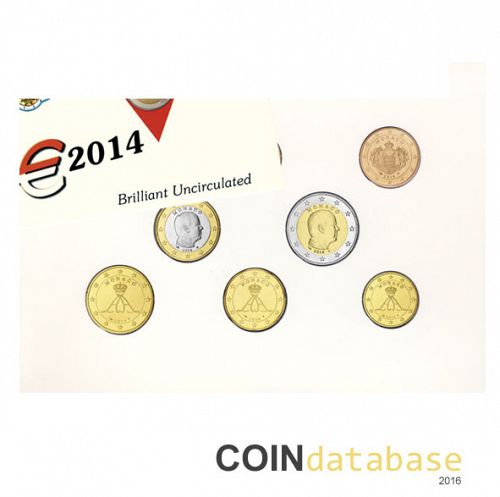 Set Reverse Image minted in MONACO in 2014 (Annual Mint Sets BU)  - The Coin Database