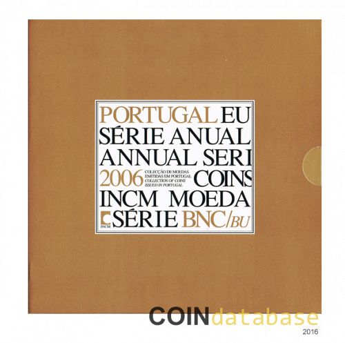 Set Obverse Image minted in PORTUGAL in 2006 (Annual Mint Sets BU)  - The Coin Database