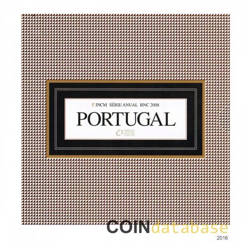 Set Obverse Image minted in PORTUGAL in 2008 (Annual Mint Sets BU)  - The Coin Database
