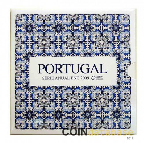 Set Obverse Image minted in PORTUGAL in 2009 (Annual Mint Sets BU)  - The Coin Database