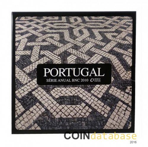 Set Obverse Image minted in PORTUGAL in 2010 (Annual Mint Sets BU)  - The Coin Database