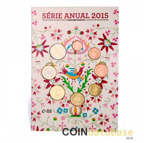 Set Obverse Image minted in PORTUGAL in 2015 (Annual Mint Sets FDC)  - The Coin Database