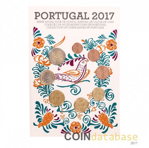Set Obverse Image minted in PORTUGAL in 2017 (Annual Mint Sets FDC)  - The Coin Database
