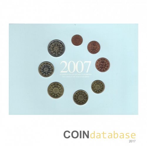 Set Reverse Image minted in PORTUGAL in 2007 (Baby Set BU)  - The Coin Database