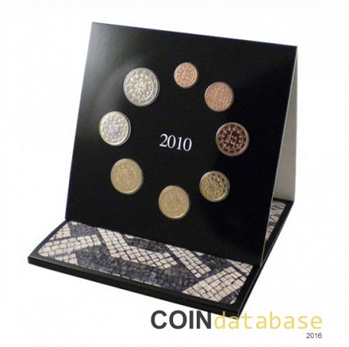 Set Reverse Image minted in PORTUGAL in 2010 (Annual Mint Sets BU)  - The Coin Database