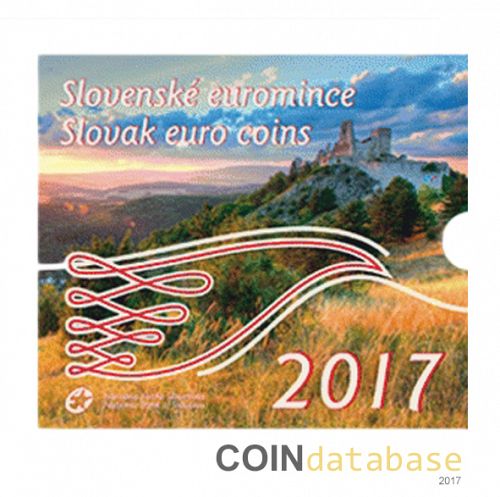 Set Obverse Image minted in SLOVENIA in 2017 (Annual Mint Sets BU + 3€ coin)  - The Coin Database