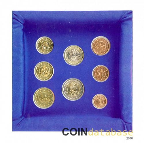Set Reverse Image minted in SAN MARINO in 2002 (Annual Mint Sets BU)  - The Coin Database