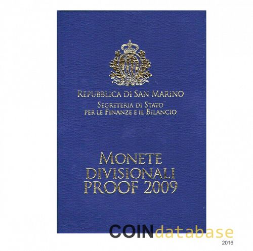 Set Reverse Image minted in SAN MARINO in 2009 (Annual Mint Sets PROOF)  - The Coin Database