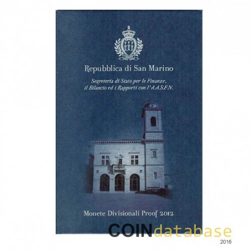 Set Reverse Image minted in SAN MARINO in 2012 (Annual Mint Sets PROOF)  - The Coin Database