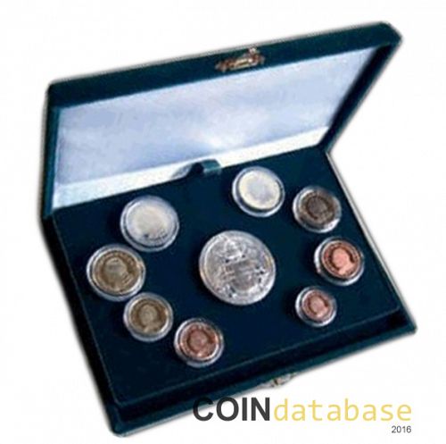 Set Obverse Image minted in VATICAN in 2005 (Annual Mint Sets PROOF + silver medal)  - The Coin Database