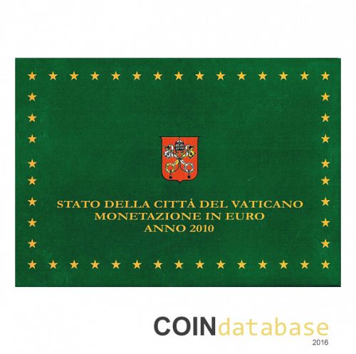 Set Reverse Image minted in VATICAN in 2010 (Annual Mint Sets PROOF + silver medal)  - The Coin Database