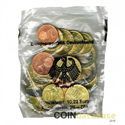 Set Obverse Image minted in GERMANY in 2002A (Starter pack)  - The Coin Database